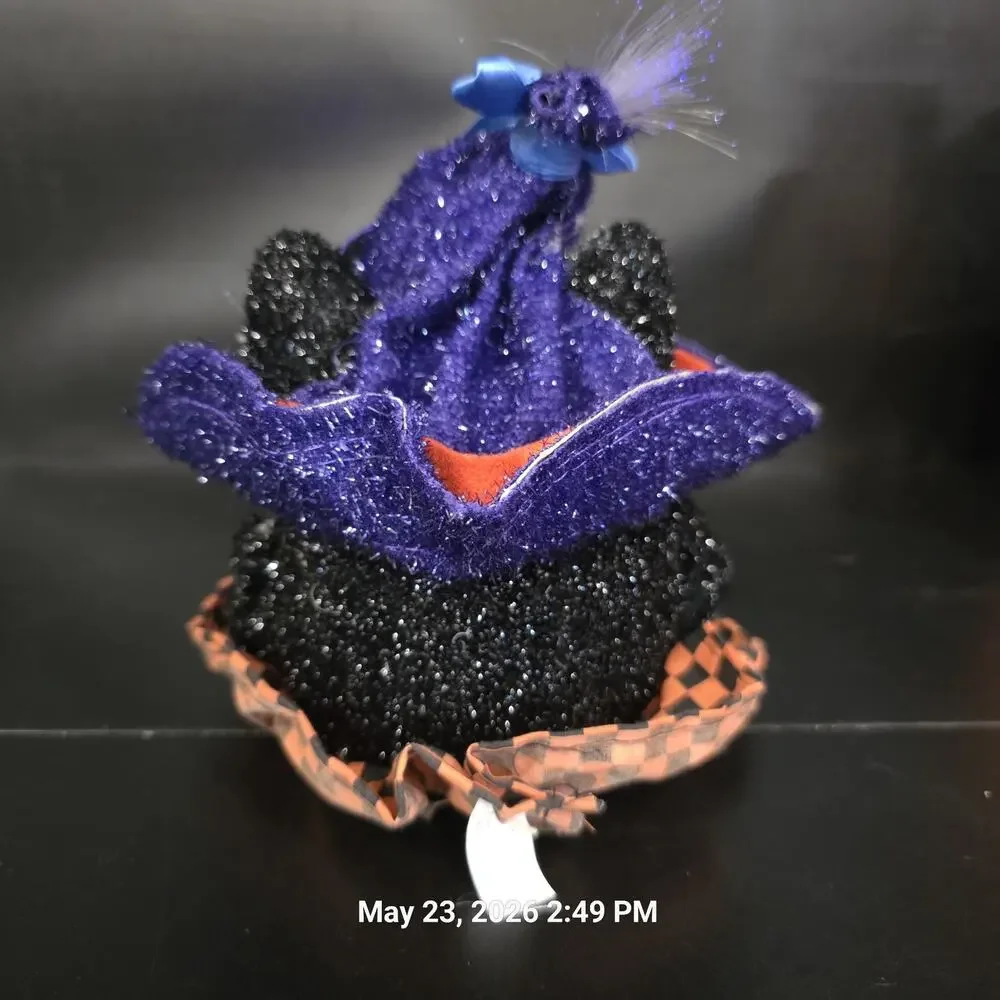 3pc Fiber Optic Halloween Pumpkin Black Cat 8